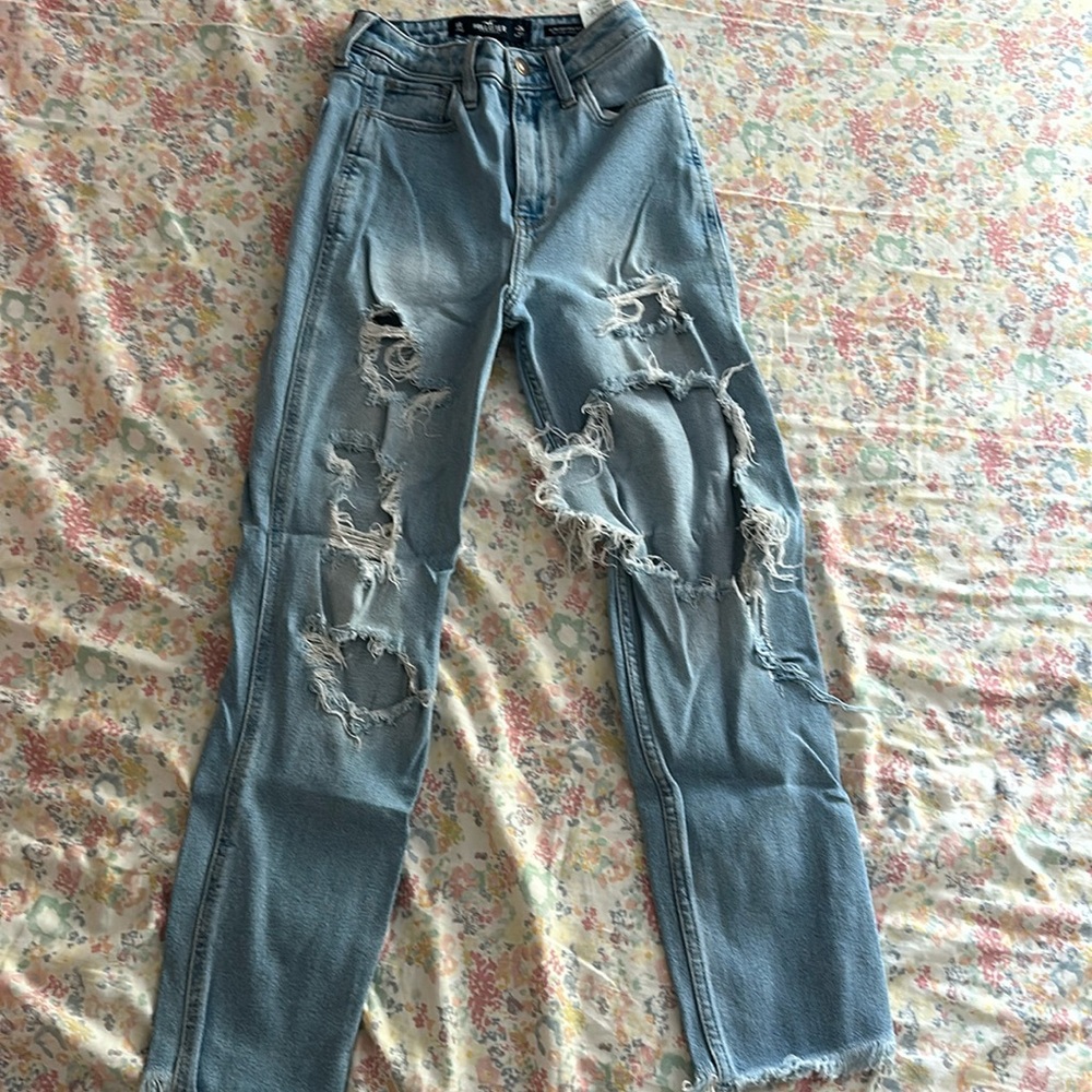 Hollister Wide leg/mom jeans